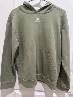 Adidas Women’s Olive Green Hoodie Sweatshirt